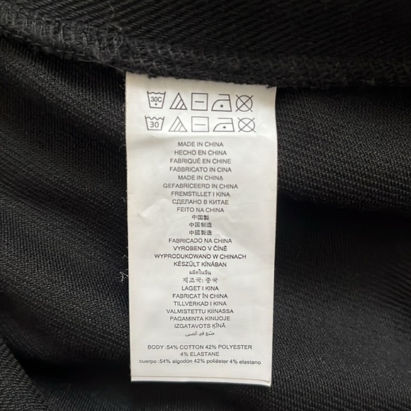 Michael Kors NWOT Gold Studded Black Cotton Pants, Size M - Picture 8 of 9